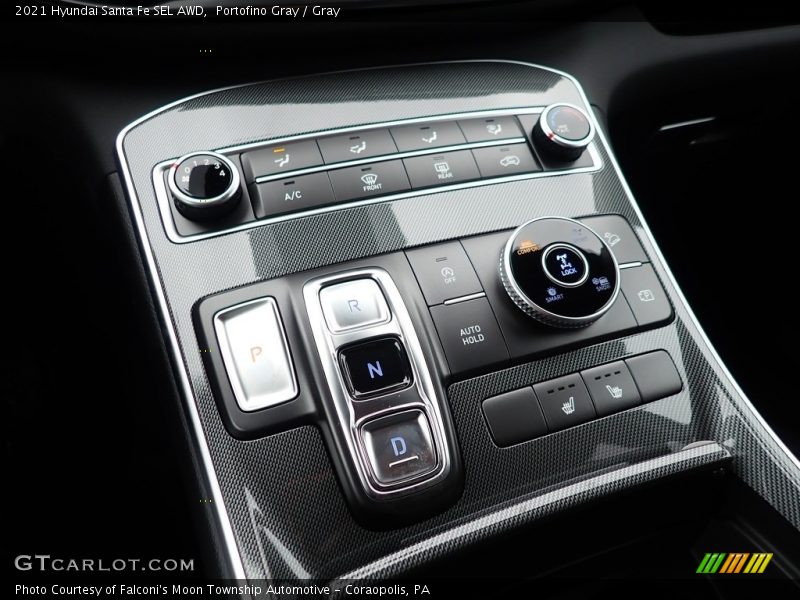 Portofino Gray / Gray 2021 Hyundai Santa Fe SEL AWD