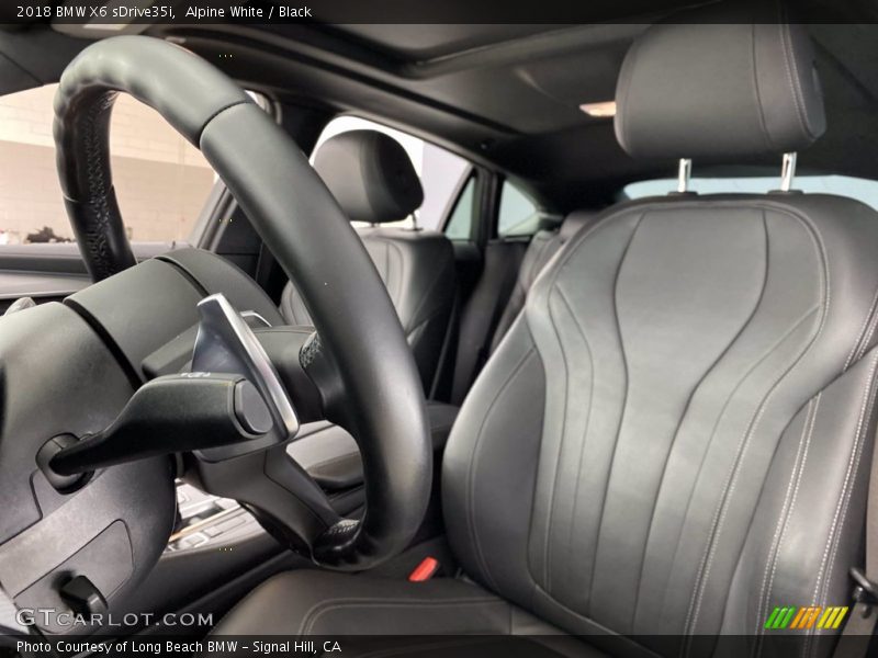 Alpine White / Black 2018 BMW X6 sDrive35i