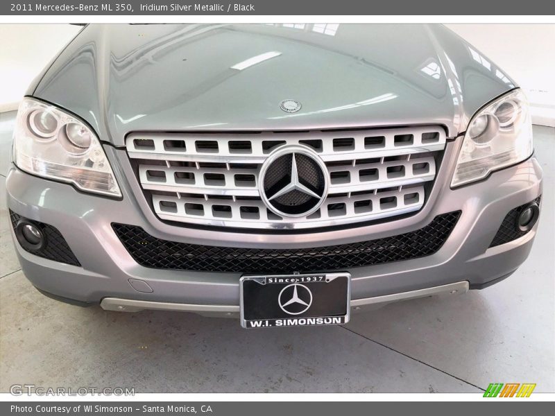 Iridium Silver Metallic / Black 2011 Mercedes-Benz ML 350