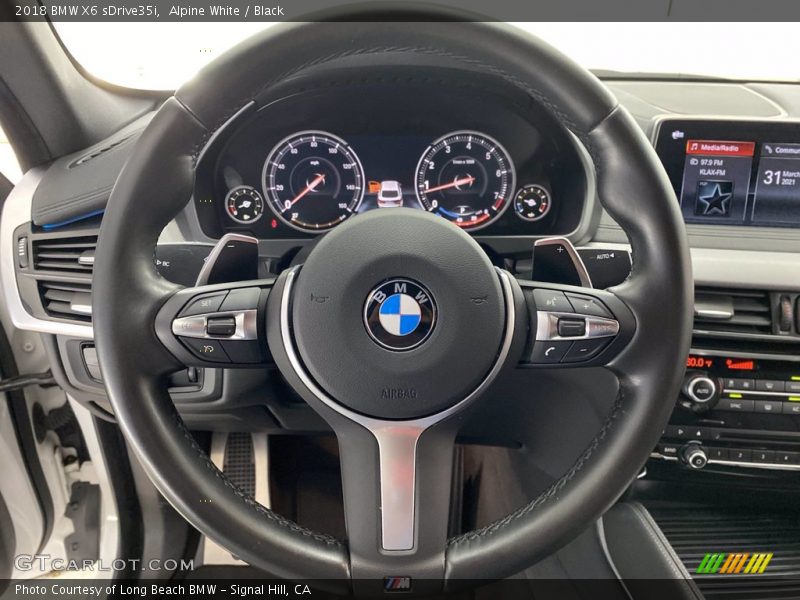 Alpine White / Black 2018 BMW X6 sDrive35i
