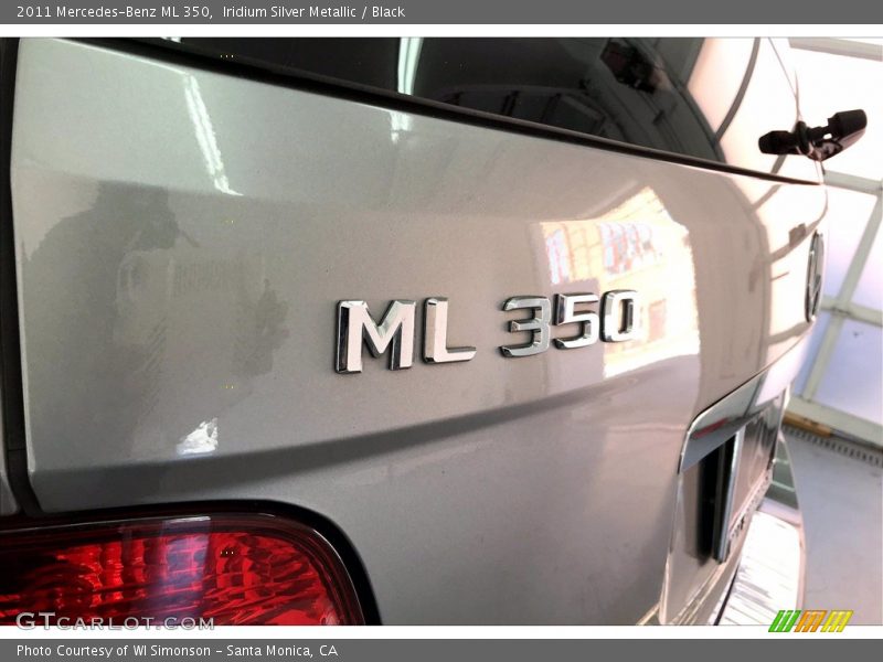 Iridium Silver Metallic / Black 2011 Mercedes-Benz ML 350