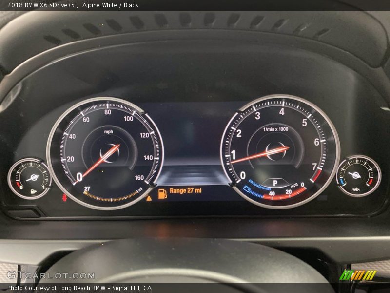Alpine White / Black 2018 BMW X6 sDrive35i