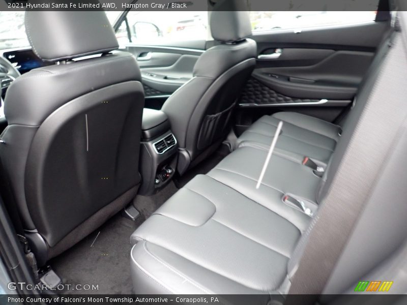 Hampton Gray / Black 2021 Hyundai Santa Fe Limited AWD