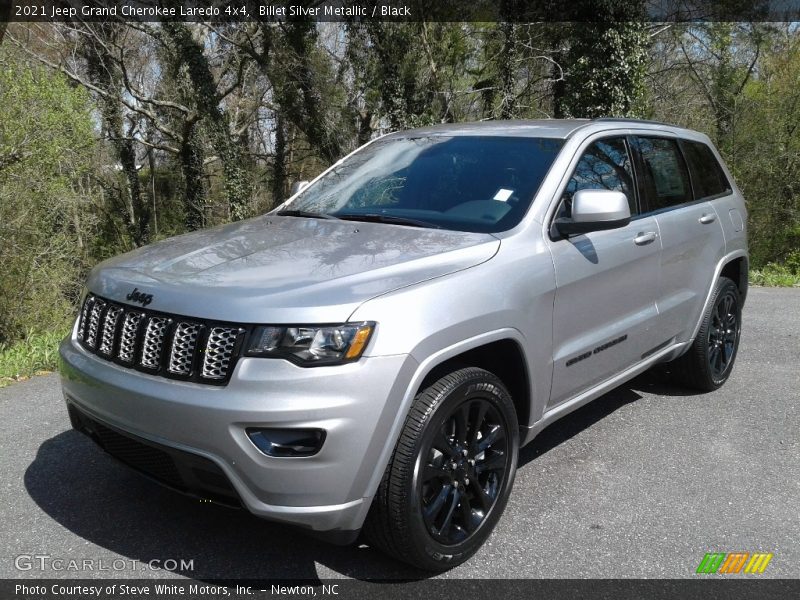 Billet Silver Metallic / Black 2021 Jeep Grand Cherokee Laredo 4x4