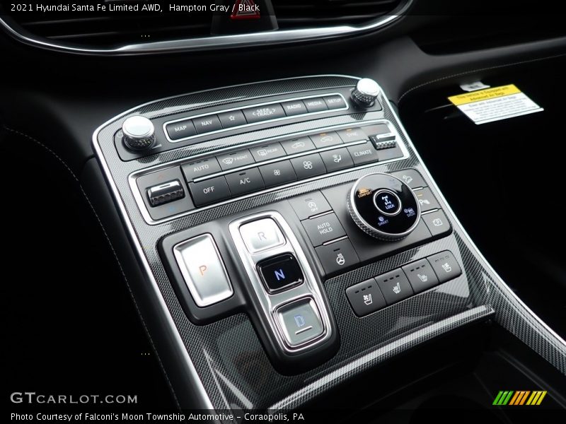 Hampton Gray / Black 2021 Hyundai Santa Fe Limited AWD