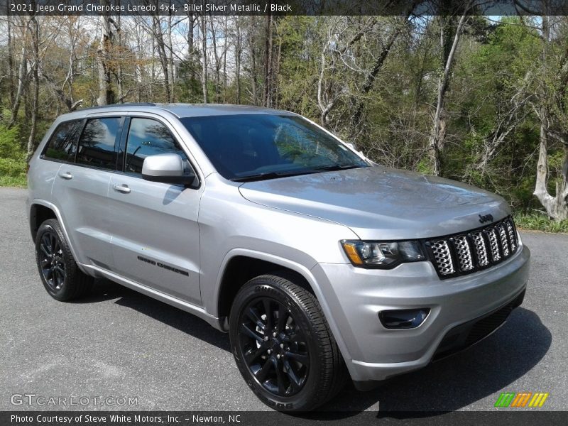 Billet Silver Metallic / Black 2021 Jeep Grand Cherokee Laredo 4x4