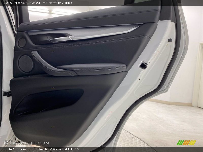 Alpine White / Black 2018 BMW X6 sDrive35i