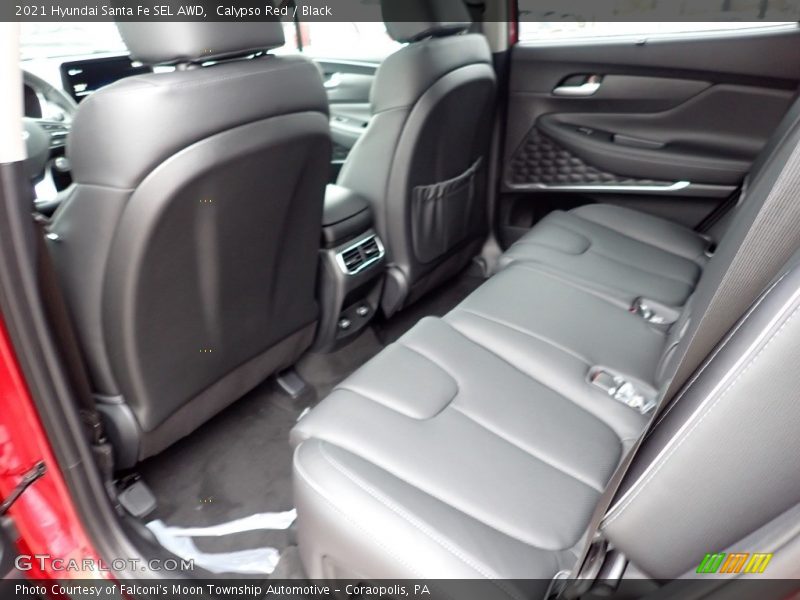 Calypso Red / Black 2021 Hyundai Santa Fe SEL AWD