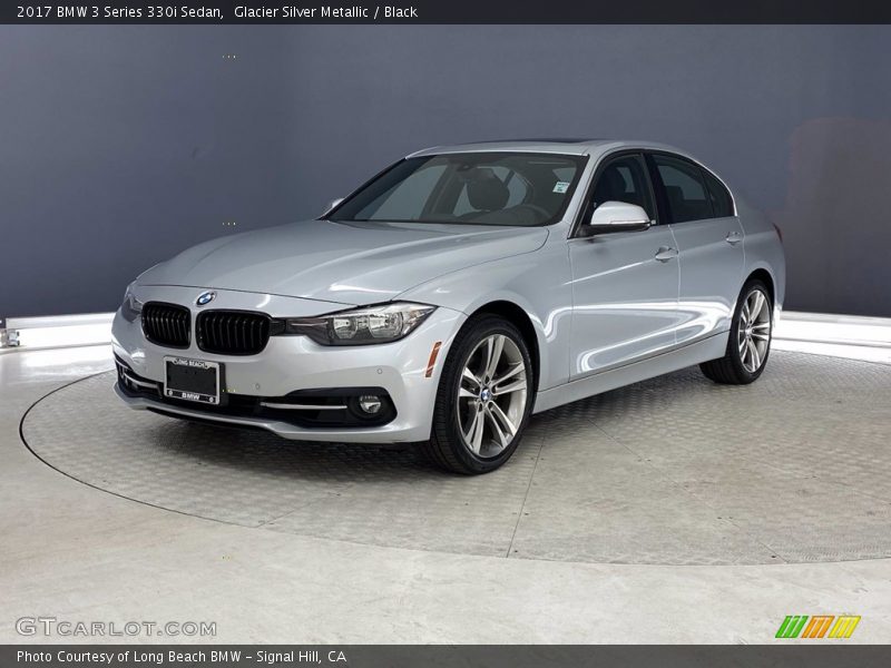 Glacier Silver Metallic / Black 2017 BMW 3 Series 330i Sedan