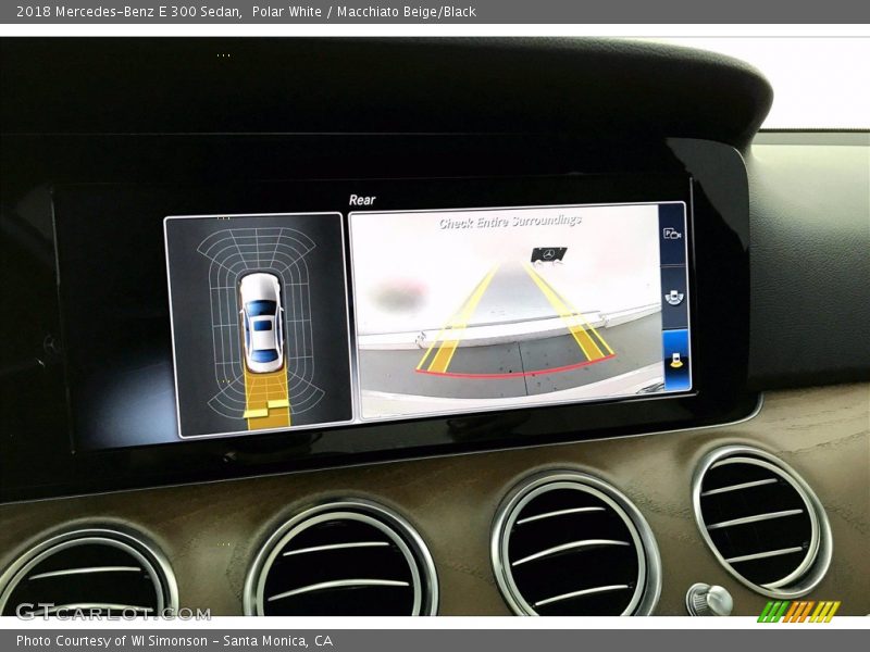 Polar White / Macchiato Beige/Black 2018 Mercedes-Benz E 300 Sedan