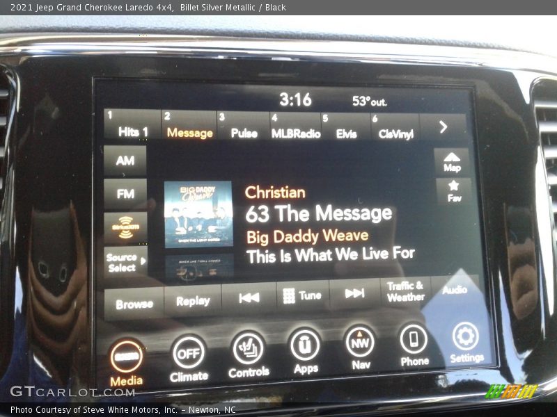 Billet Silver Metallic / Black 2021 Jeep Grand Cherokee Laredo 4x4