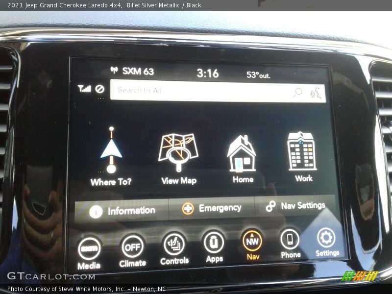 Billet Silver Metallic / Black 2021 Jeep Grand Cherokee Laredo 4x4