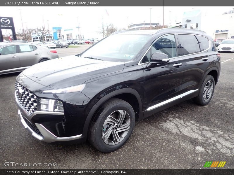 Twilight Black / Black 2021 Hyundai Santa Fe SEL AWD