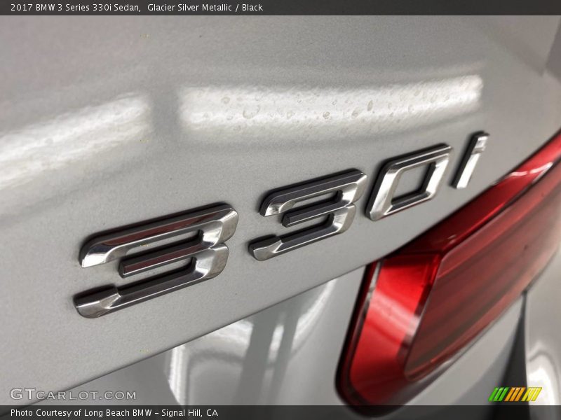 Glacier Silver Metallic / Black 2017 BMW 3 Series 330i Sedan