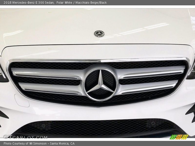 Polar White / Macchiato Beige/Black 2018 Mercedes-Benz E 300 Sedan