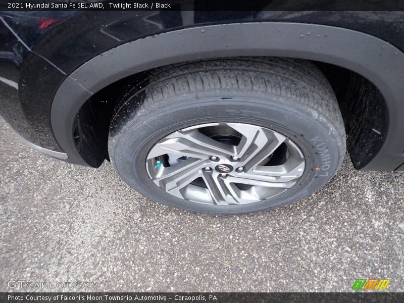 Twilight Black / Black 2021 Hyundai Santa Fe SEL AWD
