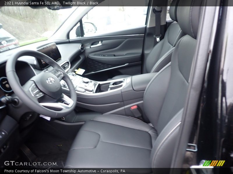 Twilight Black / Black 2021 Hyundai Santa Fe SEL AWD