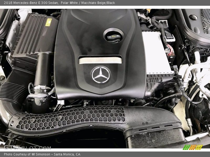 Polar White / Macchiato Beige/Black 2018 Mercedes-Benz E 300 Sedan