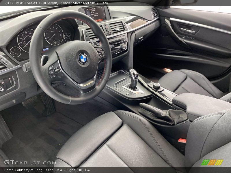 Glacier Silver Metallic / Black 2017 BMW 3 Series 330i Sedan