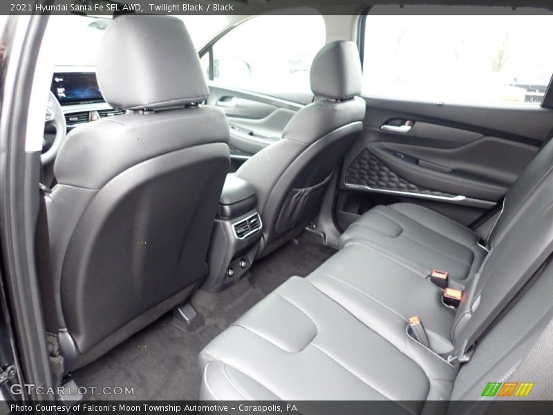 Twilight Black / Black 2021 Hyundai Santa Fe SEL AWD