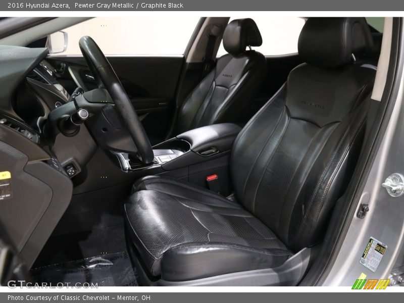 Front Seat of 2016 Azera 