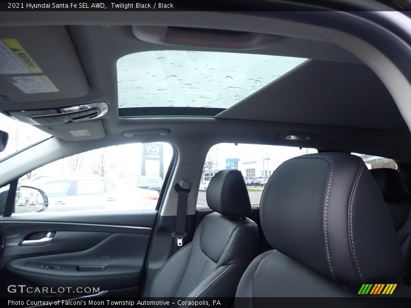 Twilight Black / Black 2021 Hyundai Santa Fe SEL AWD