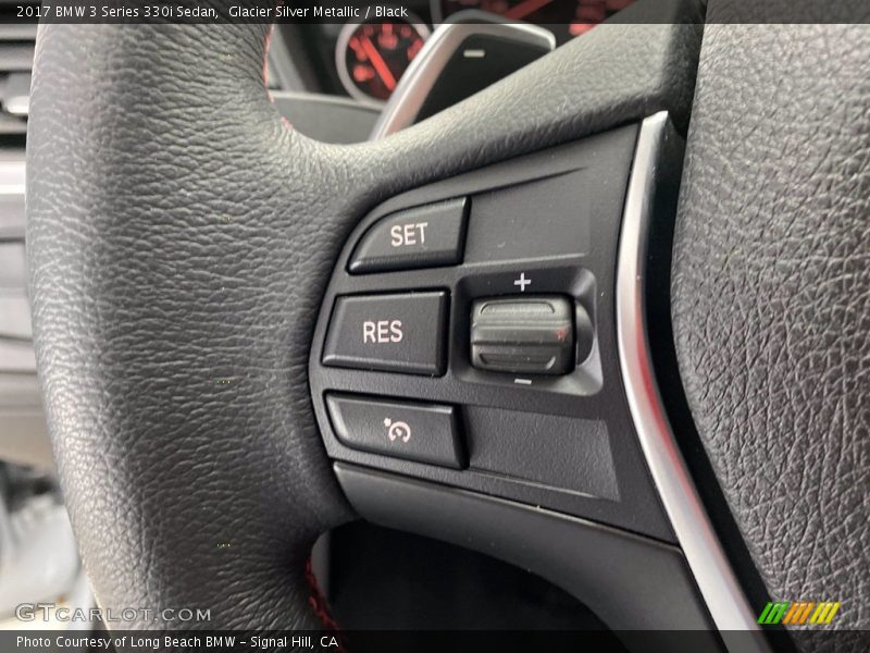 Glacier Silver Metallic / Black 2017 BMW 3 Series 330i Sedan