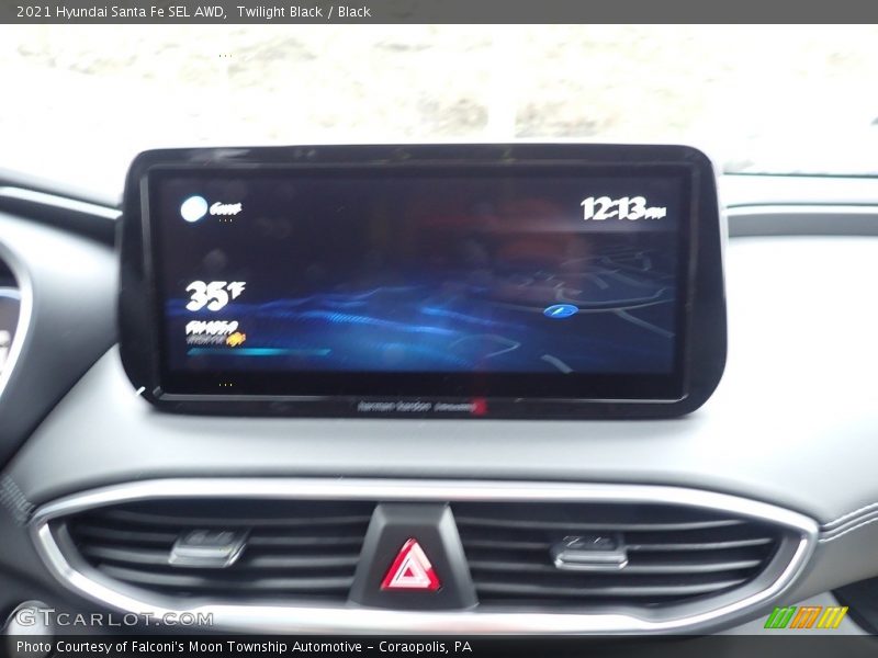 Twilight Black / Black 2021 Hyundai Santa Fe SEL AWD