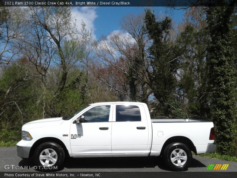Bright White / Diesel Gray/Black 2021 Ram 1500 Classic Crew Cab 4x4