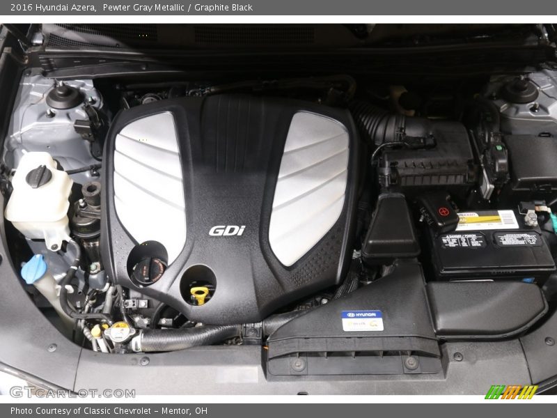  2016 Azera  Engine - 3.3 Liter GDI DOHC 24-Valve VVT V6