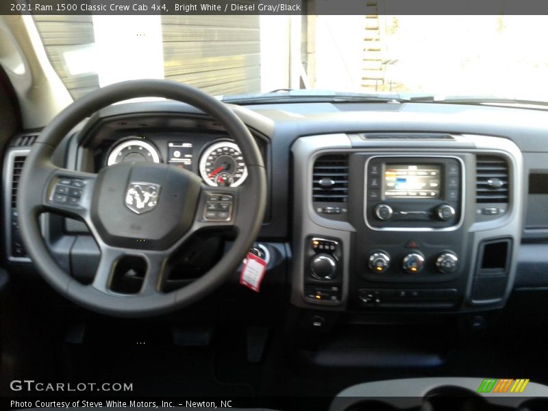 Bright White / Diesel Gray/Black 2021 Ram 1500 Classic Crew Cab 4x4