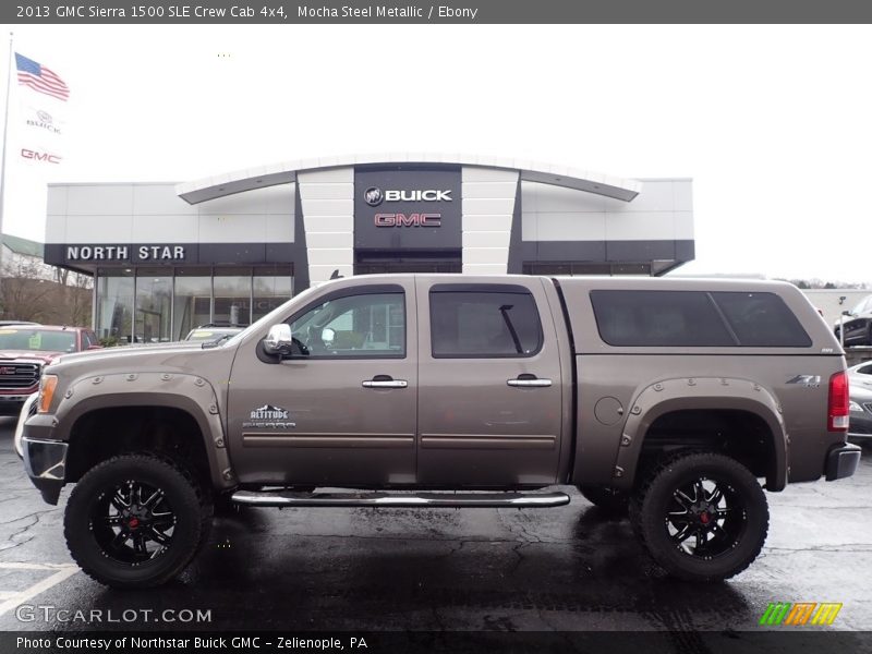 Mocha Steel Metallic / Ebony 2013 GMC Sierra 1500 SLE Crew Cab 4x4