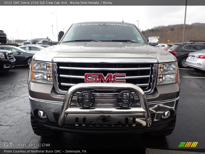 Mocha Steel Metallic / Ebony 2013 GMC Sierra 1500 SLE Crew Cab 4x4