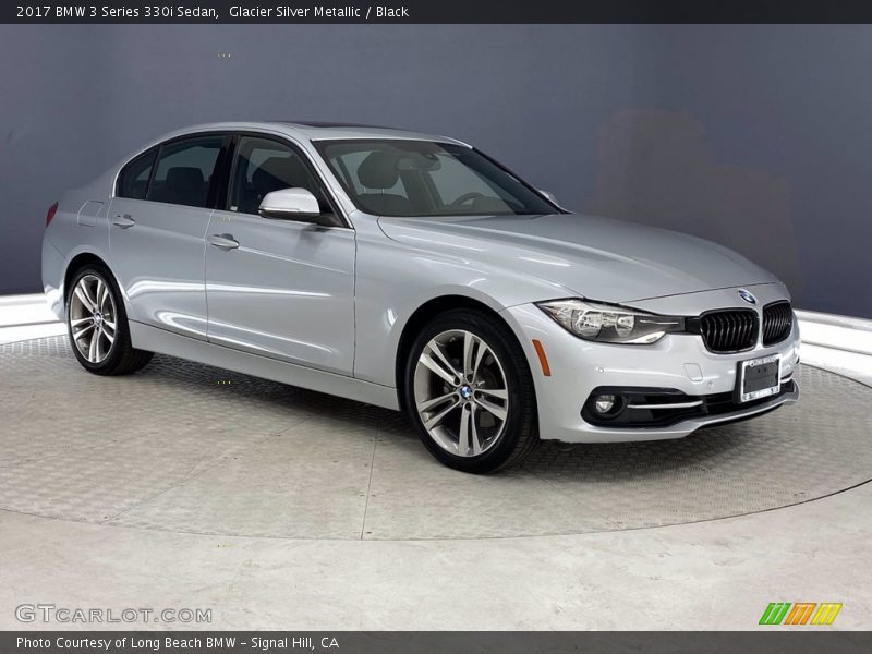 Glacier Silver Metallic / Black 2017 BMW 3 Series 330i Sedan