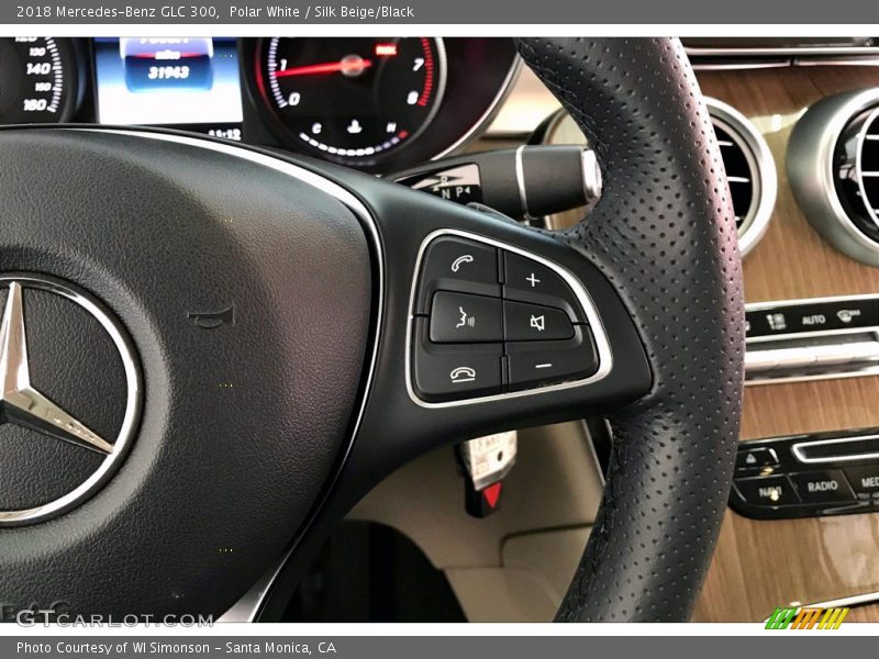 Polar White / Silk Beige/Black 2018 Mercedes-Benz GLC 300