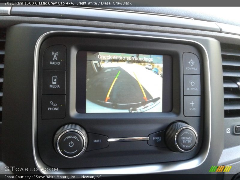 Bright White / Diesel Gray/Black 2021 Ram 1500 Classic Crew Cab 4x4