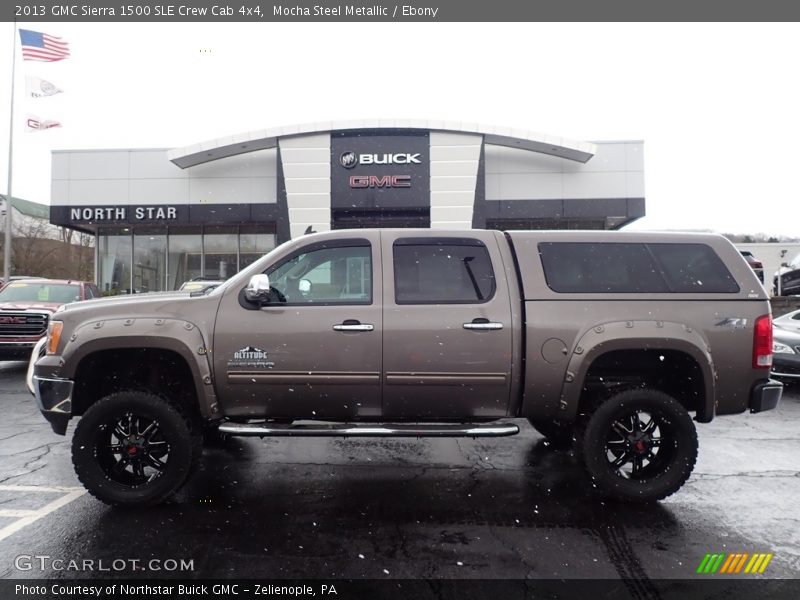 Mocha Steel Metallic / Ebony 2013 GMC Sierra 1500 SLE Crew Cab 4x4