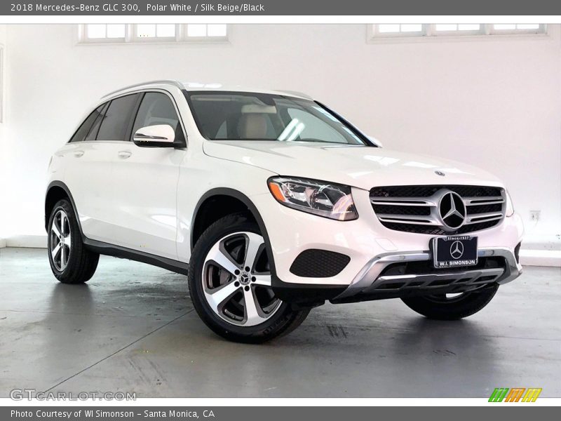 Polar White / Silk Beige/Black 2018 Mercedes-Benz GLC 300