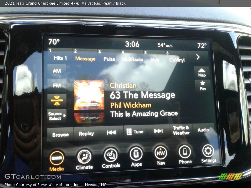 Velvet Red Pearl / Black 2021 Jeep Grand Cherokee Limited 4x4