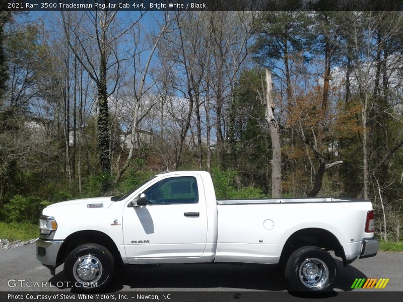 Bright White / Black 2021 Ram 3500 Tradesman Regular Cab 4x4