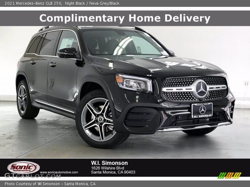 Night Black / Neva Grey/Black 2021 Mercedes-Benz GLB 250