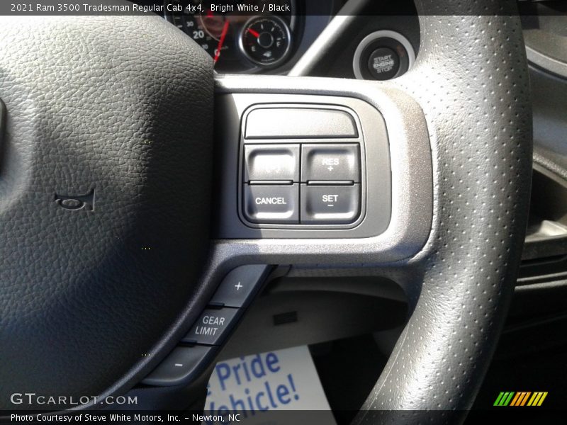 Bright White / Black 2021 Ram 3500 Tradesman Regular Cab 4x4