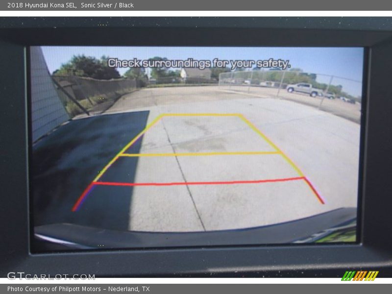 Sonic Silver / Black 2018 Hyundai Kona SEL