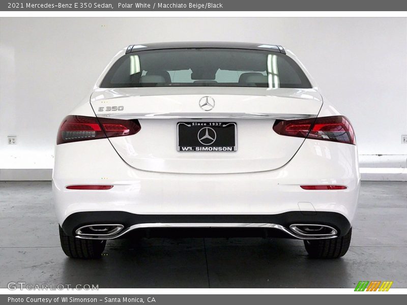 Polar White / Macchiato Beige/Black 2021 Mercedes-Benz E 350 Sedan