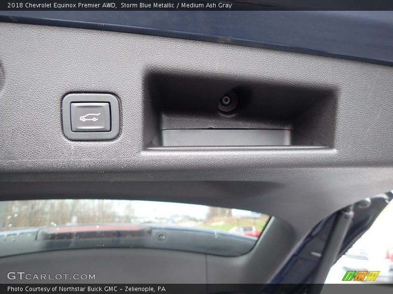 Storm Blue Metallic / Medium Ash Gray 2018 Chevrolet Equinox Premier AWD