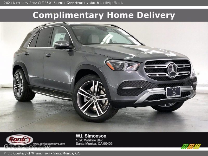 Selenite Grey Metallic / Macchiato Beige/Black 2021 Mercedes-Benz GLE 350