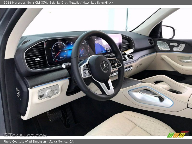 Selenite Grey Metallic / Macchiato Beige/Black 2021 Mercedes-Benz GLE 350