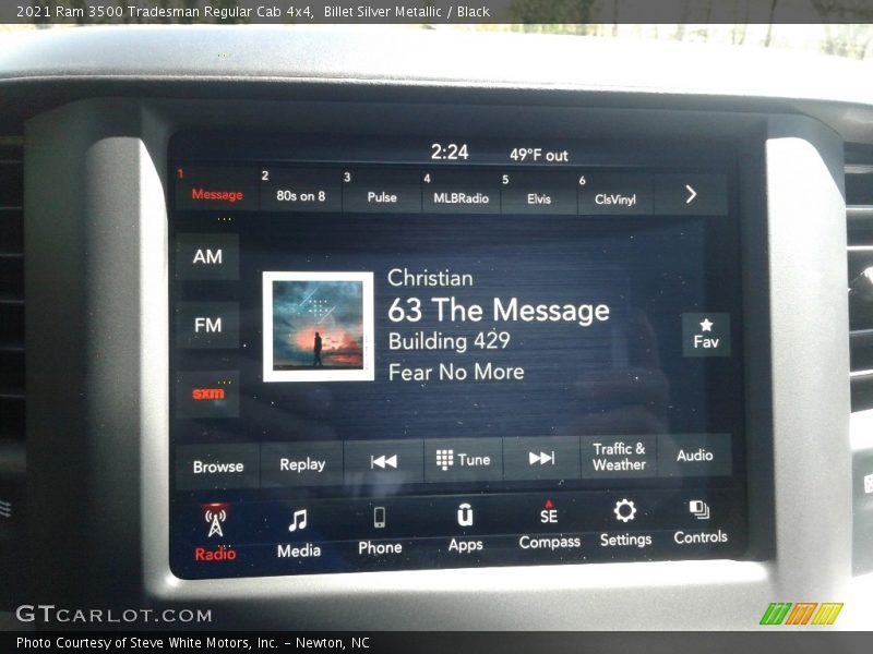 Billet Silver Metallic / Black 2021 Ram 3500 Tradesman Regular Cab 4x4