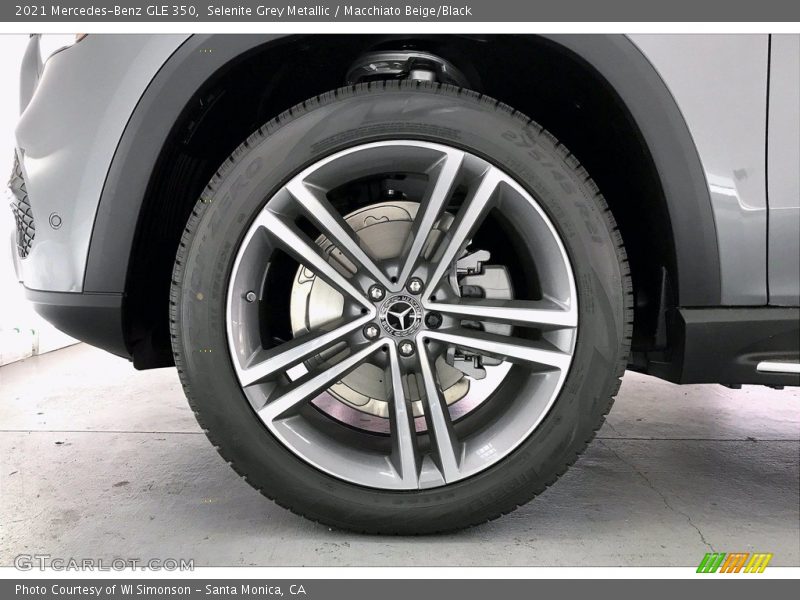 Selenite Grey Metallic / Macchiato Beige/Black 2021 Mercedes-Benz GLE 350
