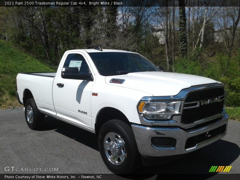 Bright White / Black 2021 Ram 2500 Tradesman Regular Cab 4x4